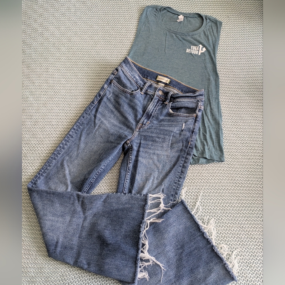 Yoga Detour Muscle Tee Sz M